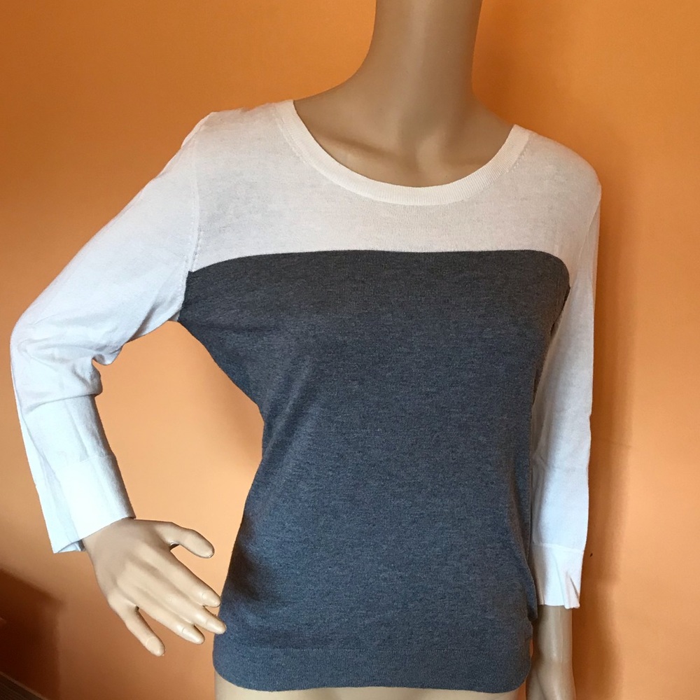 Banana Republic sweater with button sleeve detail